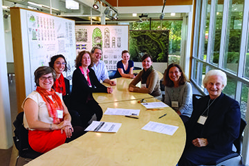 Female architects at SAAHP.